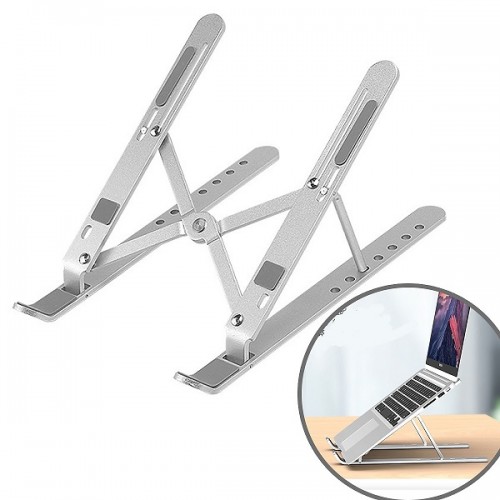Giá đỡ Macbook/laptop tản nhiệt bằng hợp kim nhôm Cao Cấp - Có thể gấp gọn
