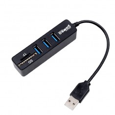 Hub USB 3 port và đầu đọc thẻ nhớ