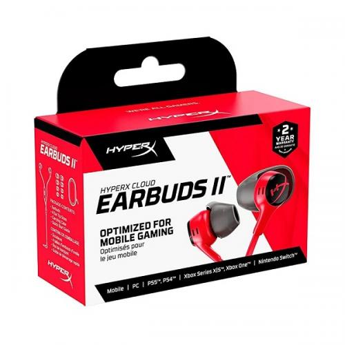Tai nghe HP HYPERX Cloud Earbuds II Red